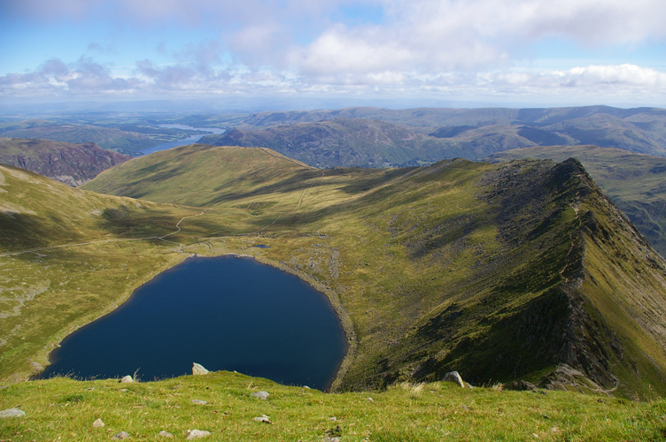 Striding Edge and Red Tarn, Helvellyn